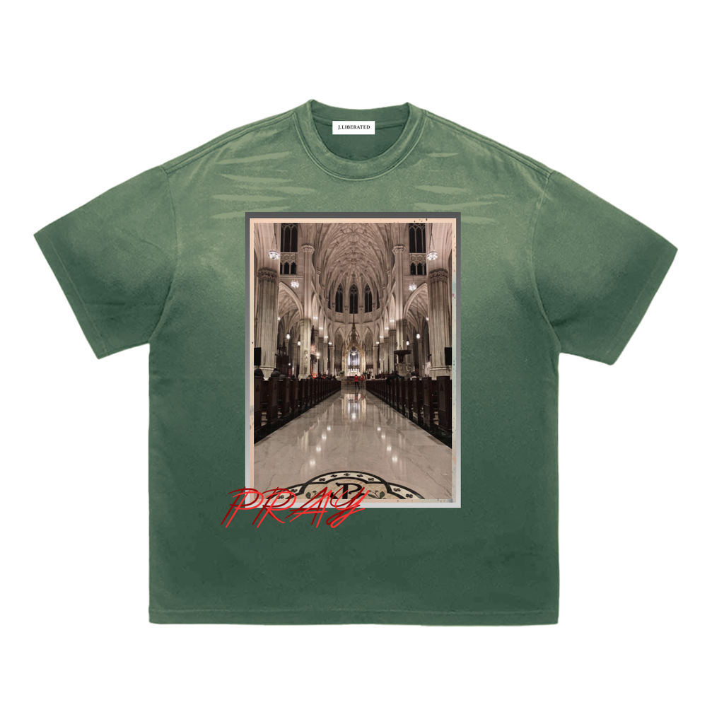 Tiger Stripe Gradient Washed T-Shirt