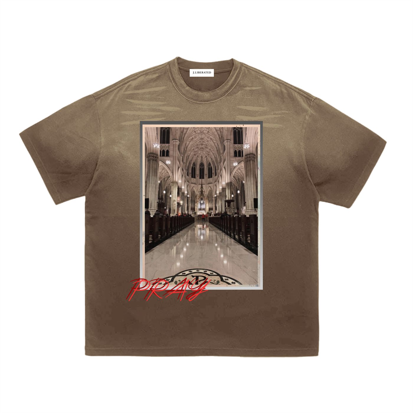 Tiger Stripe Gradient Washed T-Shirt