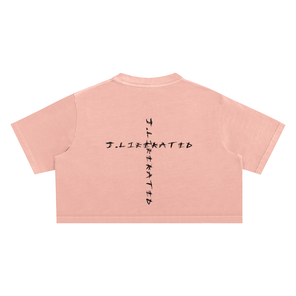Snow Washed Crop Top
