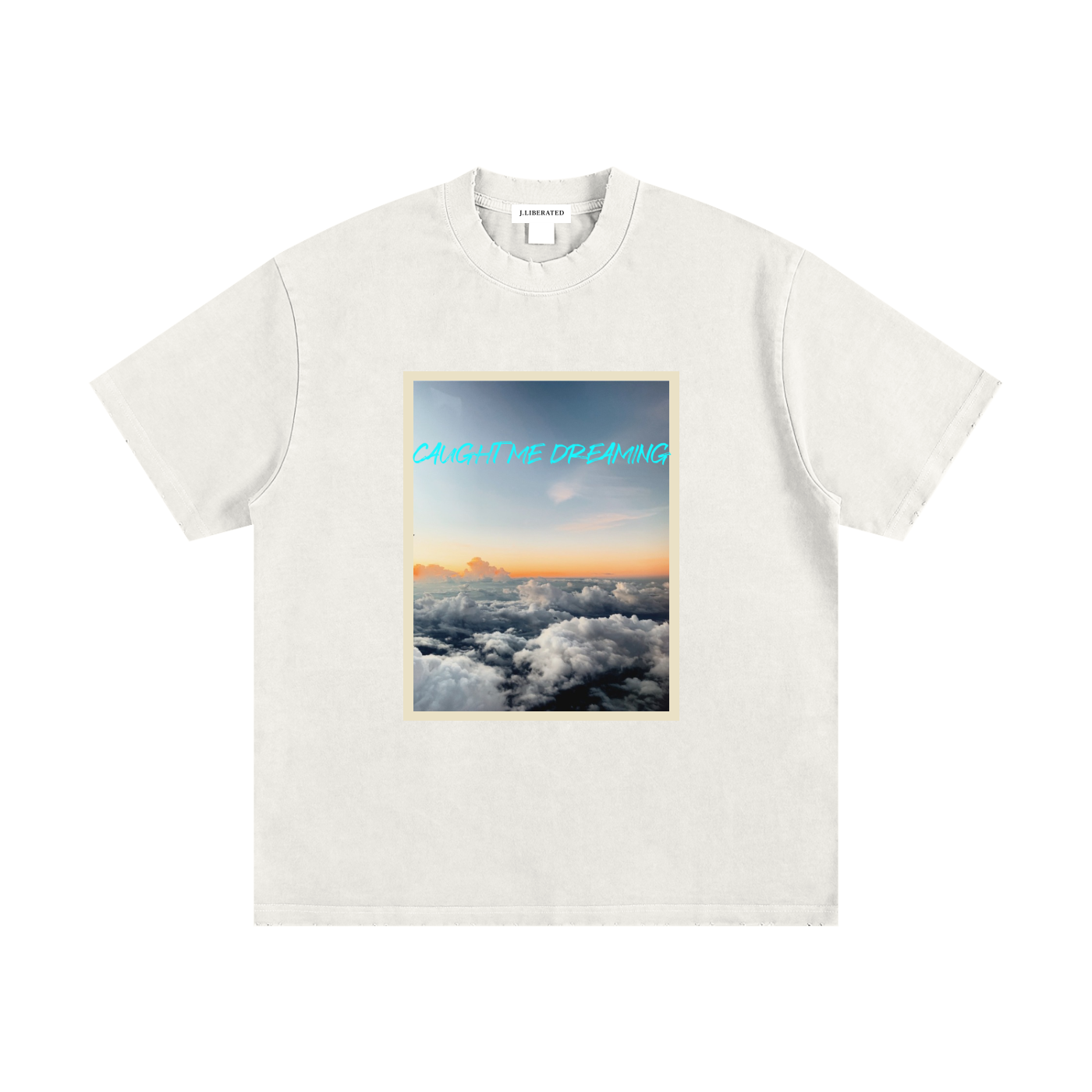 Heavyweight Vintage Washed Frayed T-Shirt