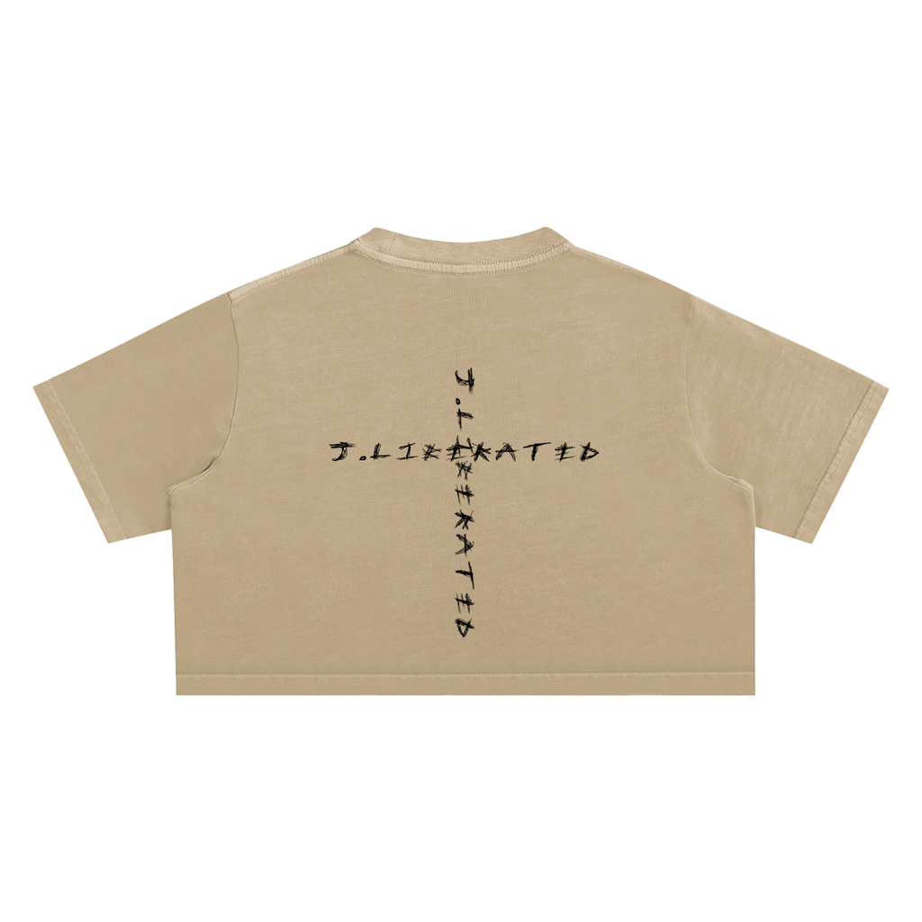 Snow Washed Crop Top