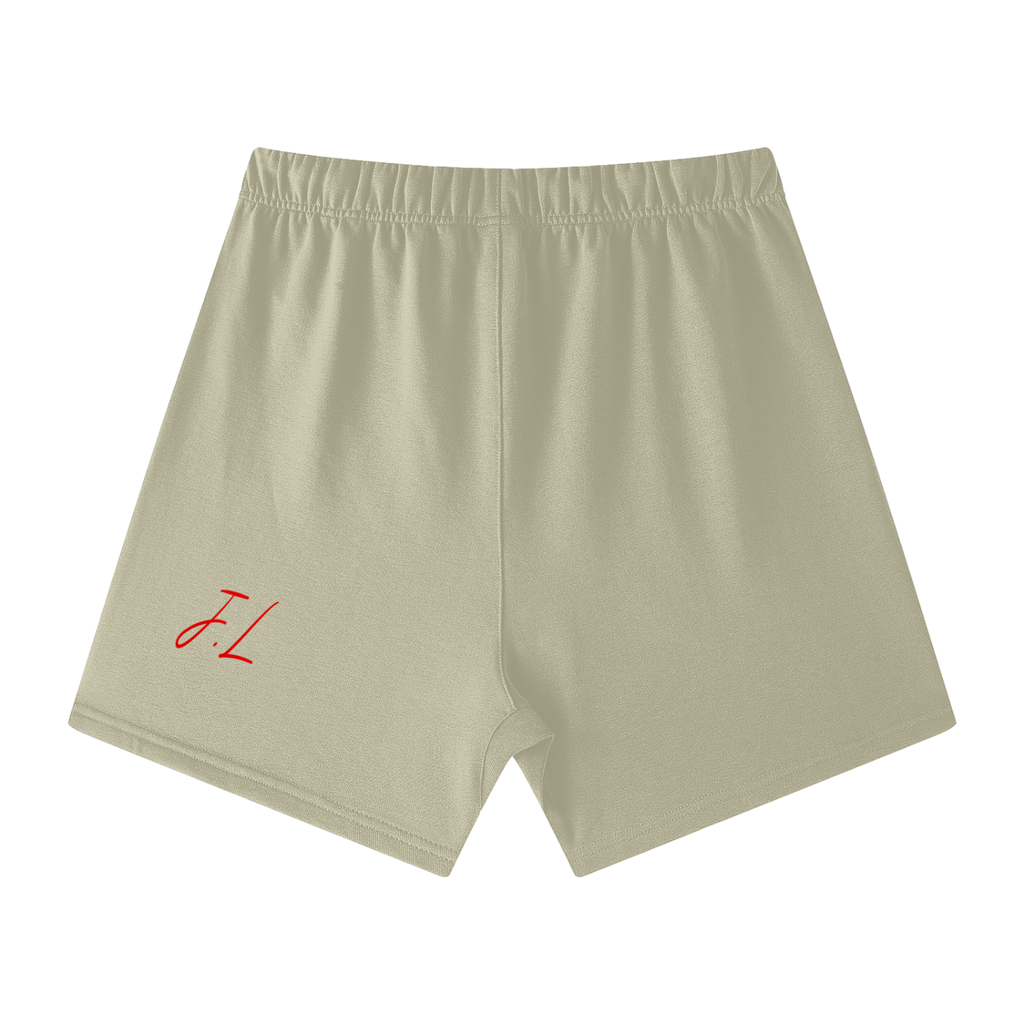 Unisex Earth Tone Loose Fit Cotton Shorts