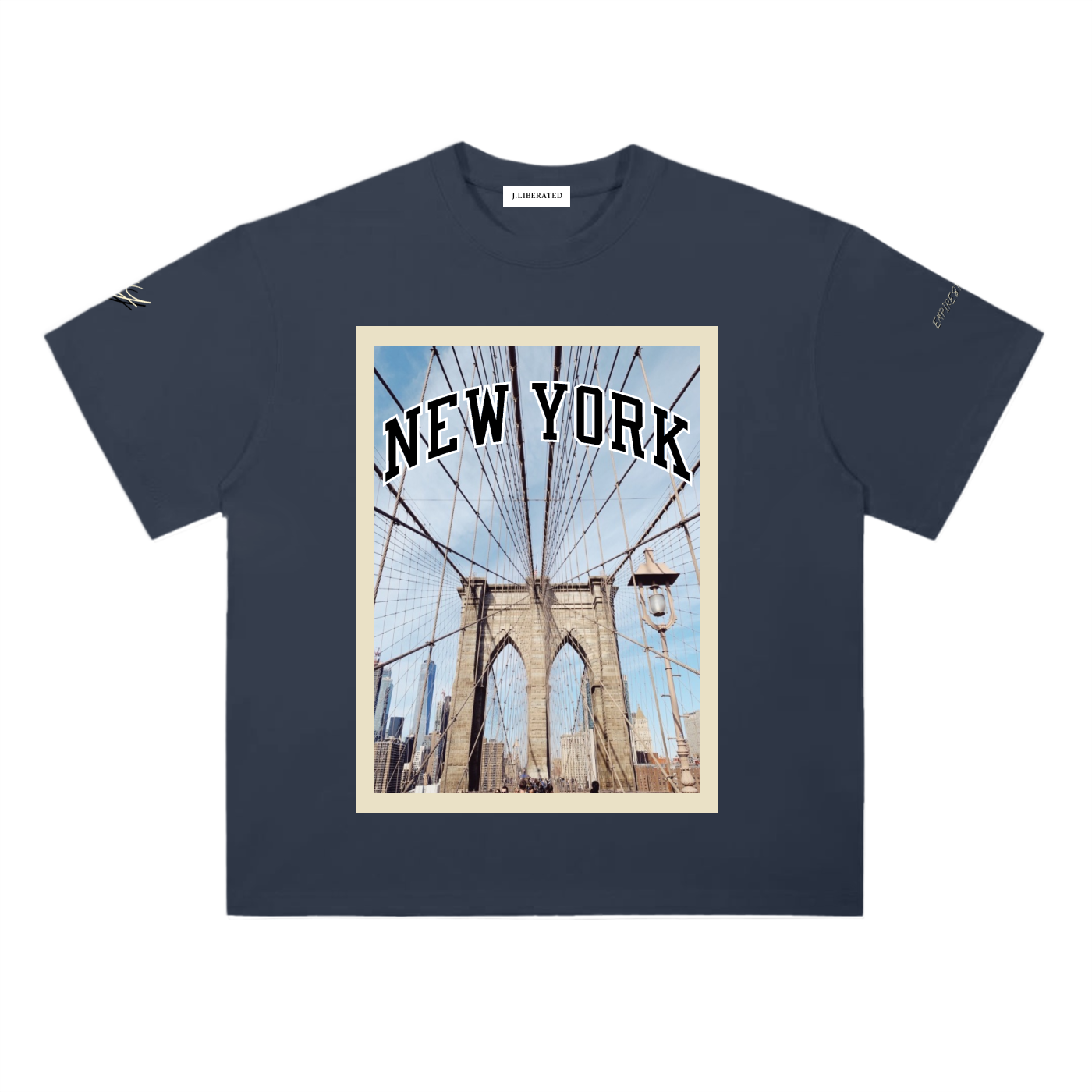 Heavyweight Drop Shoulder Cotton T-Shirt