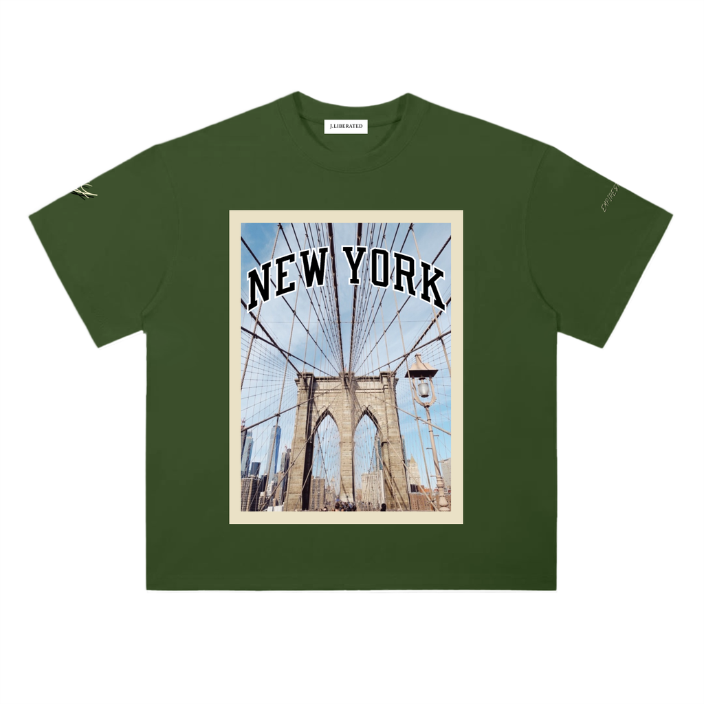 Heavyweight Drop Shoulder Cotton T-Shirt