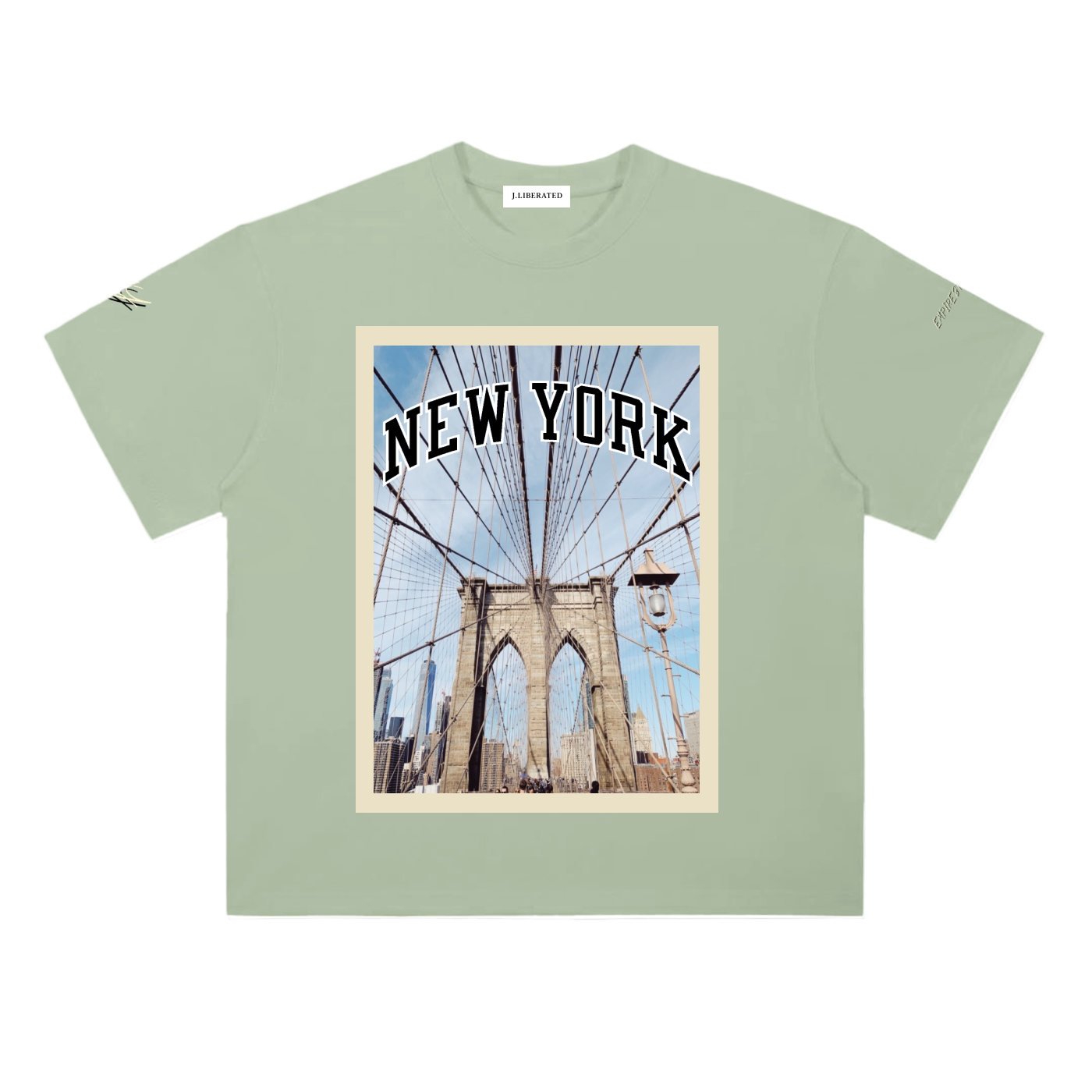 Heavyweight Drop Shoulder Cotton T-Shirt