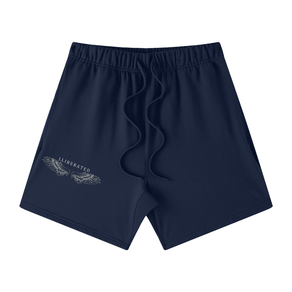 Unisex Earth Tone Loose Fit Cotton Shorts