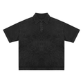 Heavyweight Snow-Washed Polo T-Shirt
