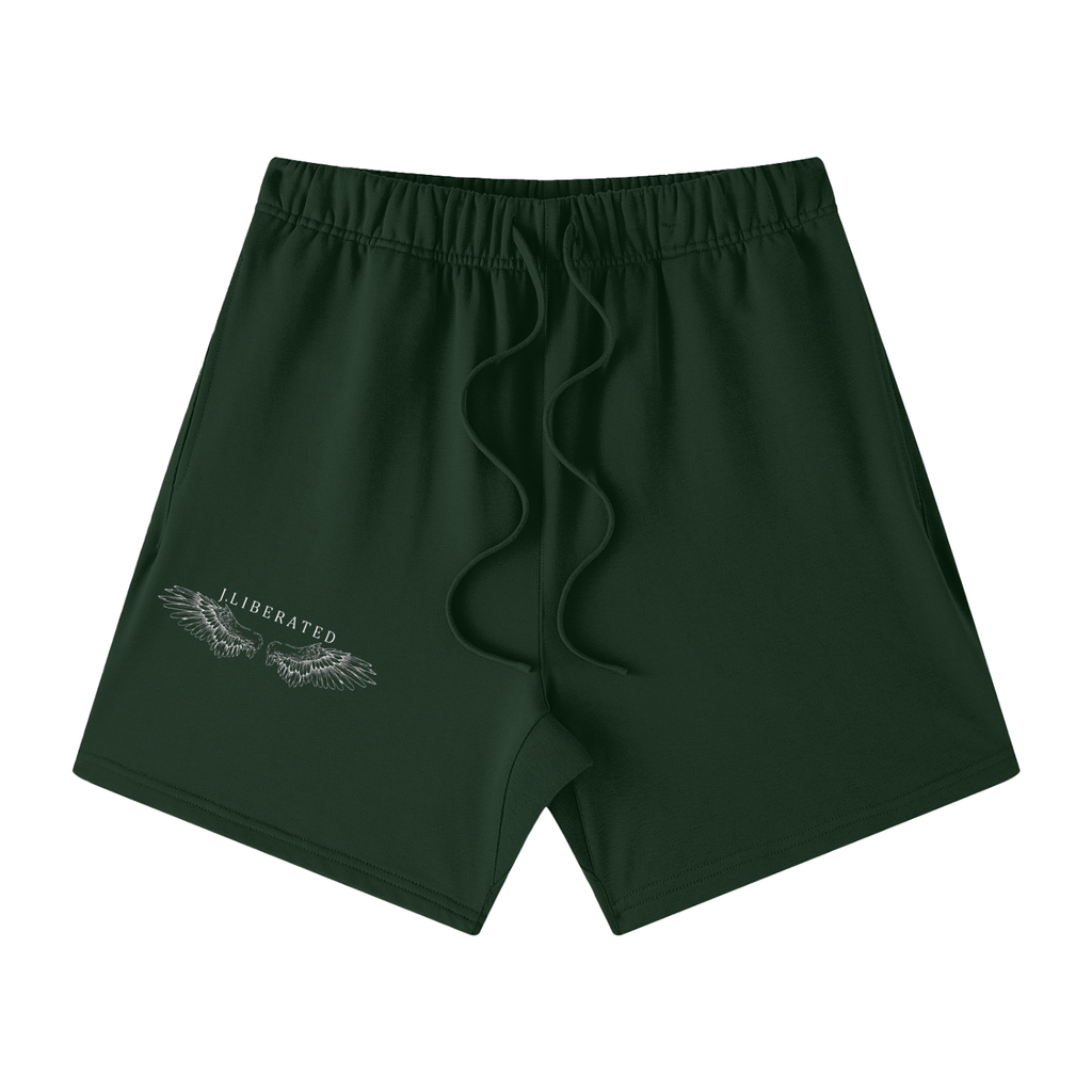 Unisex Earth Tone Loose Fit Cotton Shorts