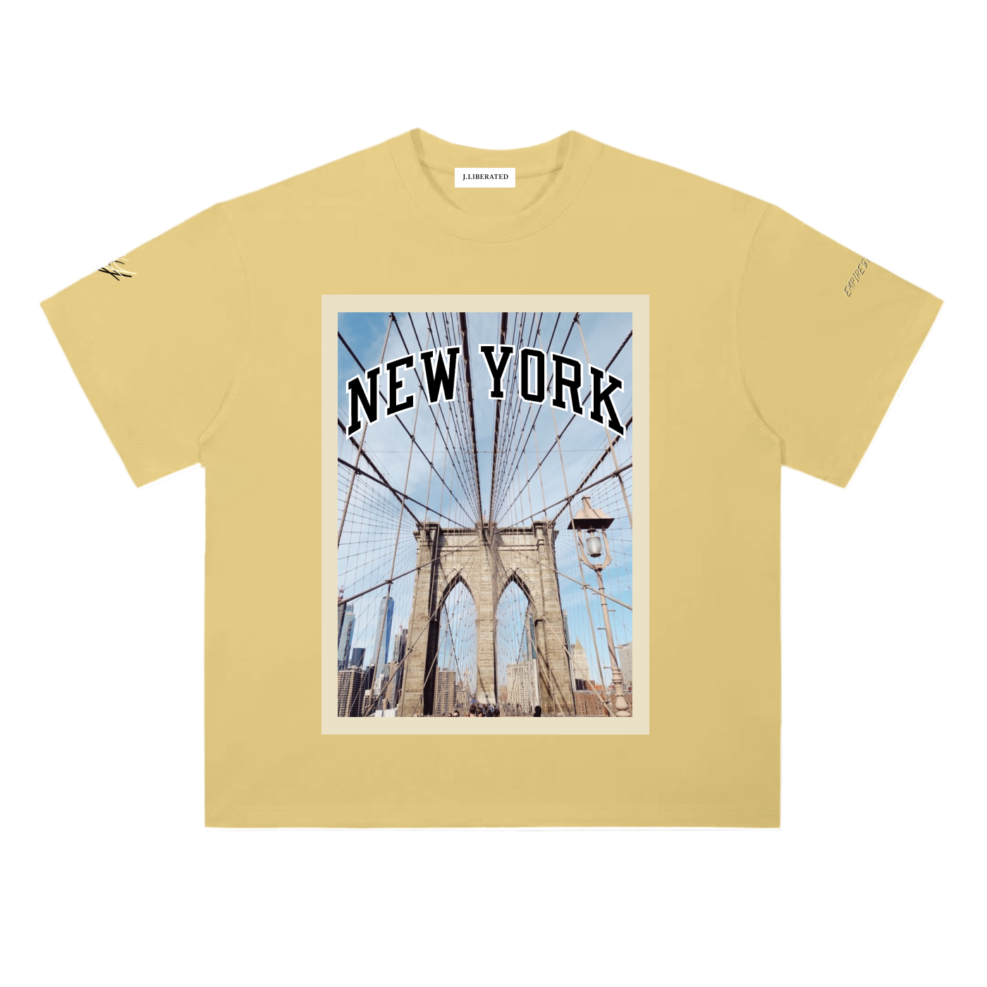 Heavyweight Drop Shoulder Cotton T-Shirt