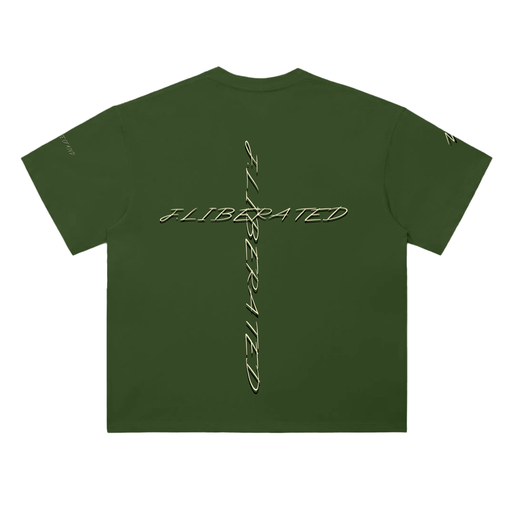 Heavyweight Drop Shoulder Cotton T-Shirt