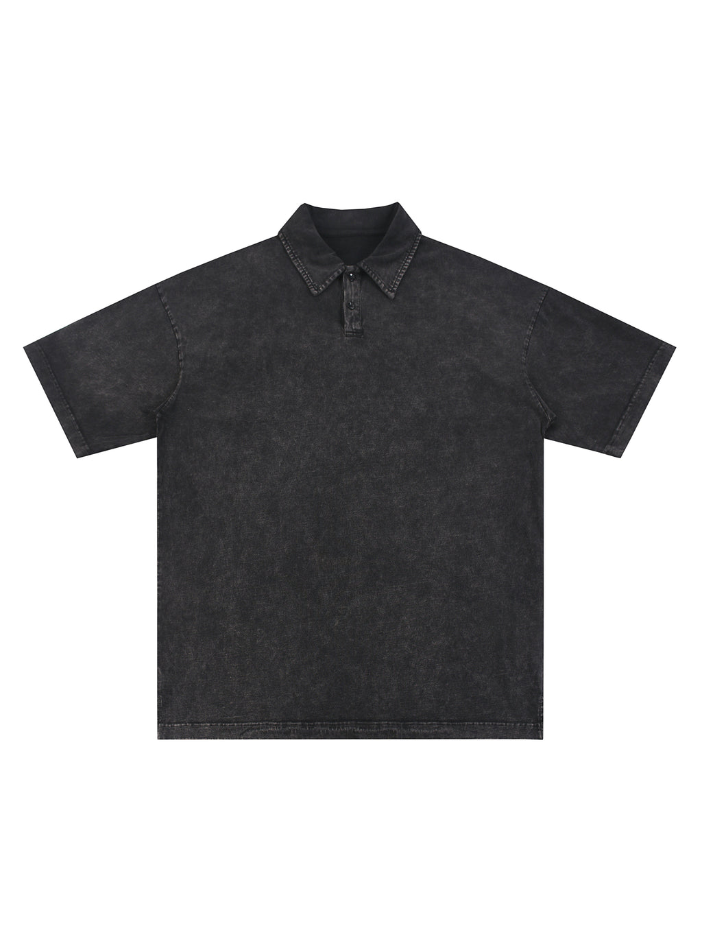 Heavyweight Snow-Washed Polo T-Shirt