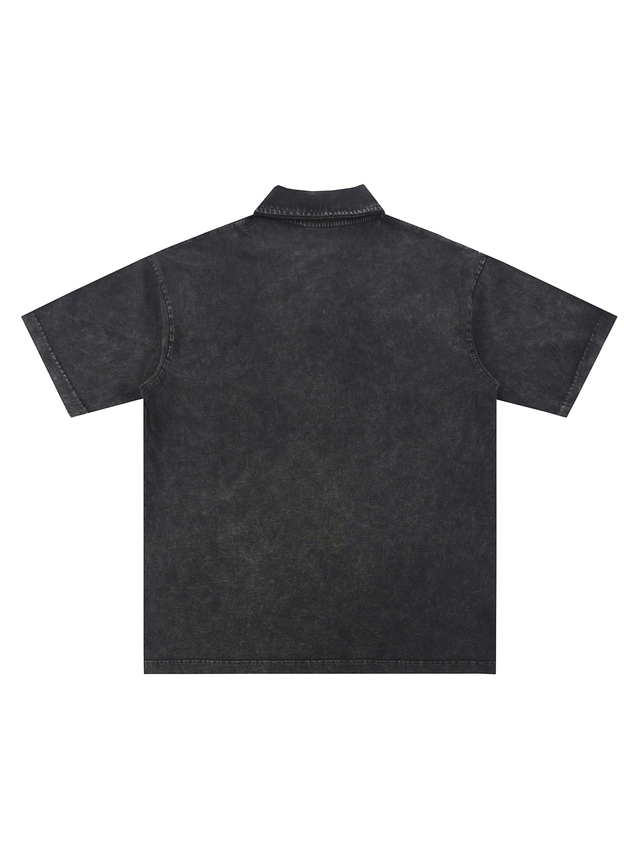 Heavyweight Snow-Washed Polo T-Shirt